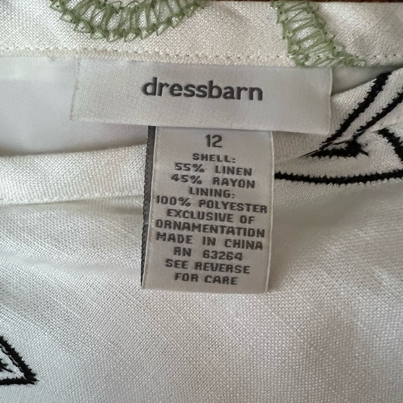Dress Barn embroidered white skirt - Picture 4 of 4